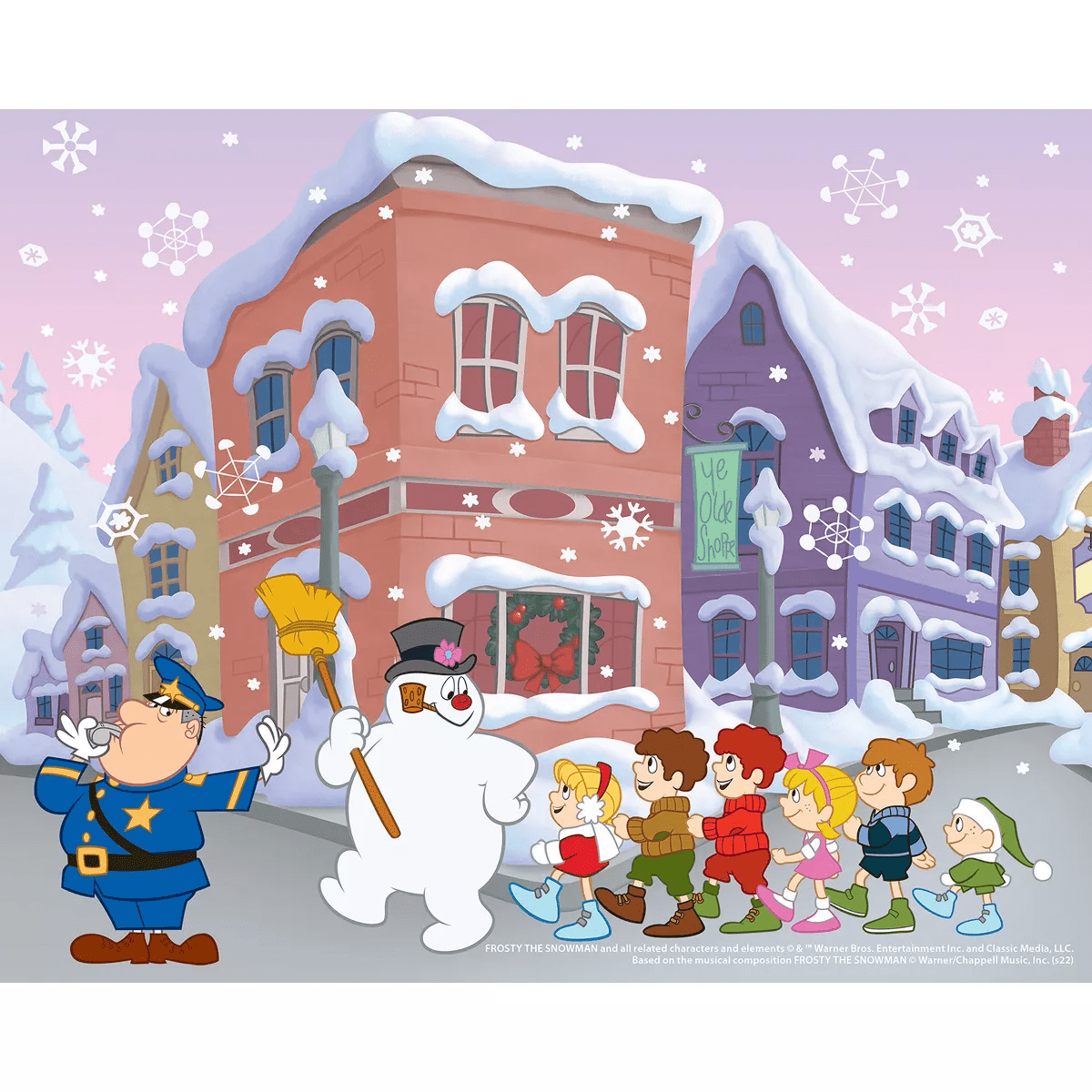 Masterpieces Kids Puzzle Set - Frosty the Snowman 4-Pack 100 Piece Puzzles - Image 6