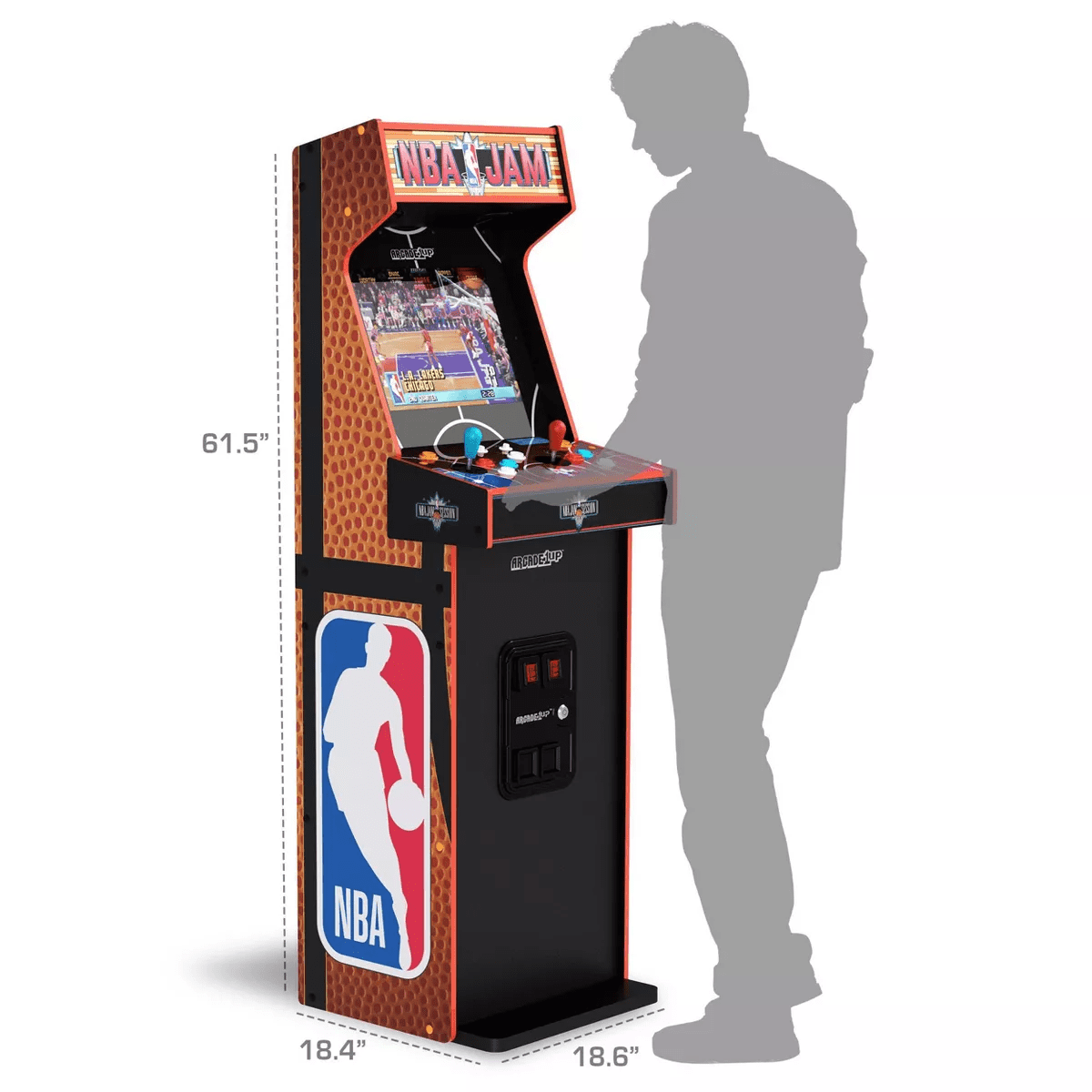 NBA Jam Deluxe 2-Player Control Panel Arcade Machine - Image 3