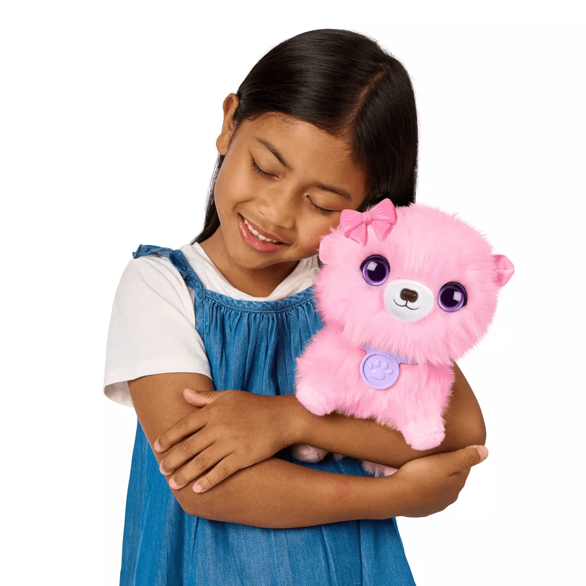 SCRUFF-A-LUVS Single Pet - Pink: Stuffed Dog, Cat, or Rabbit Toy, 8.66" Polyester Doll - Image 12