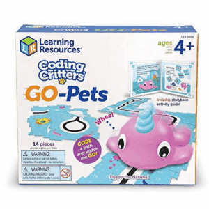 Coding Critters Go Pets Dipper the Narwhal, Early STEM Coding Toy, Boys, Girls, Ages 4,5,6+