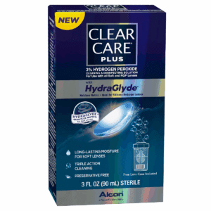 Clear Care plus with Hydraglyde Lens Solution - 3 Fl Oz