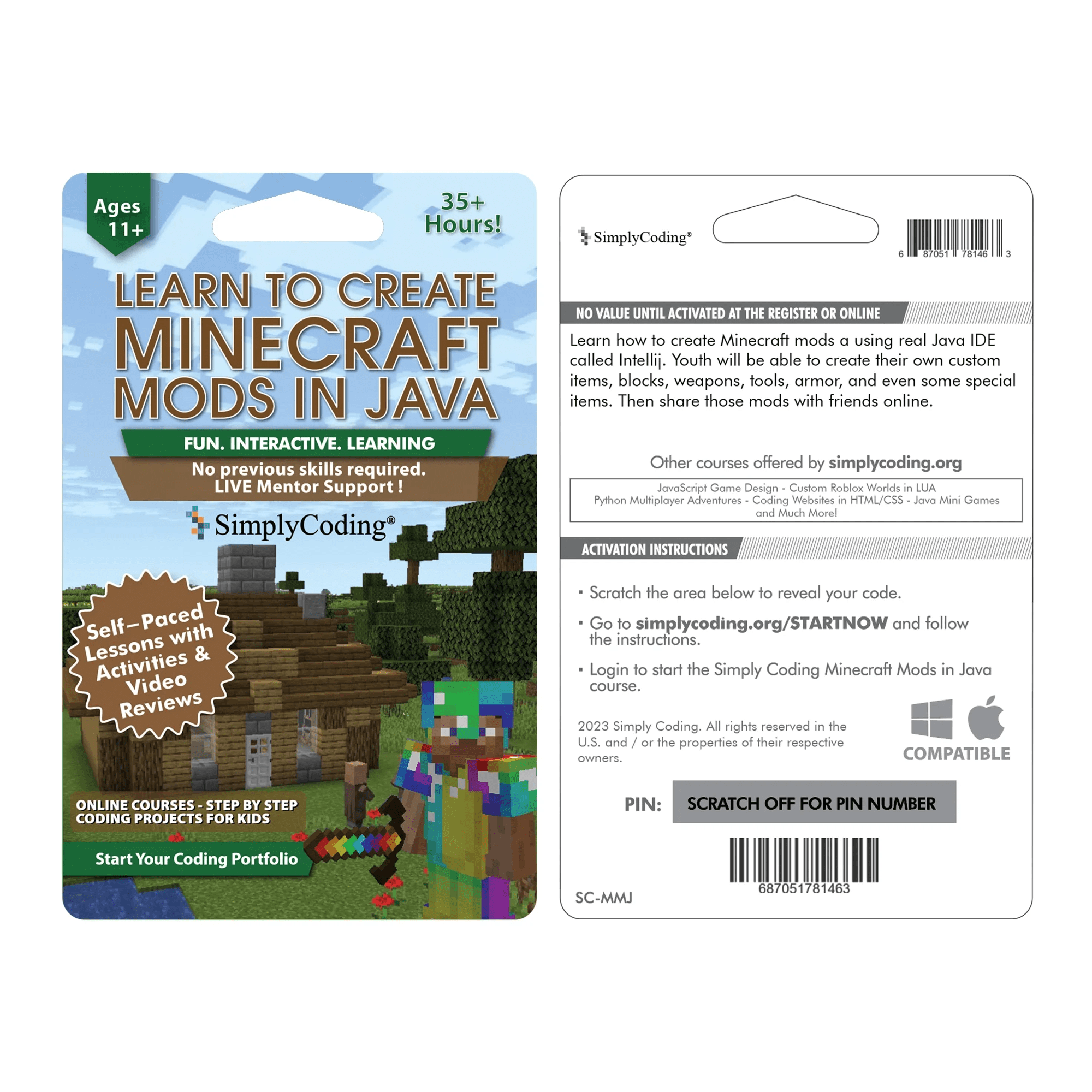 for Kids Minecraft Code Course – Minecraft Mods in Java – Premium Learn to Code Video Game Design Software for Kids Ages 11+ - Compatible with Pc/Mac - Image 6