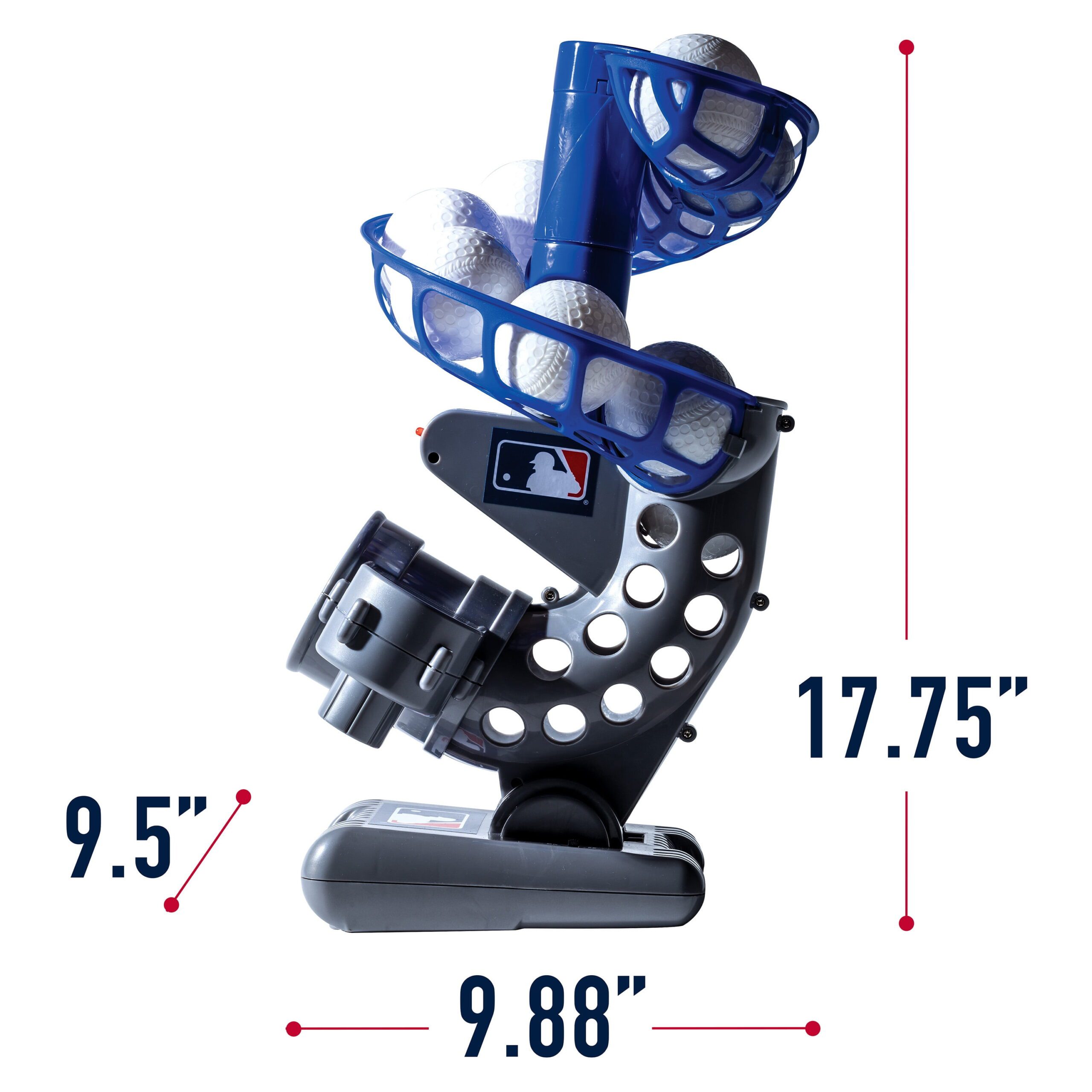 MLB Electronic Baseball Pitching Machine – Adjustable – Every 7 Seconds – 6 Balls - Image 4