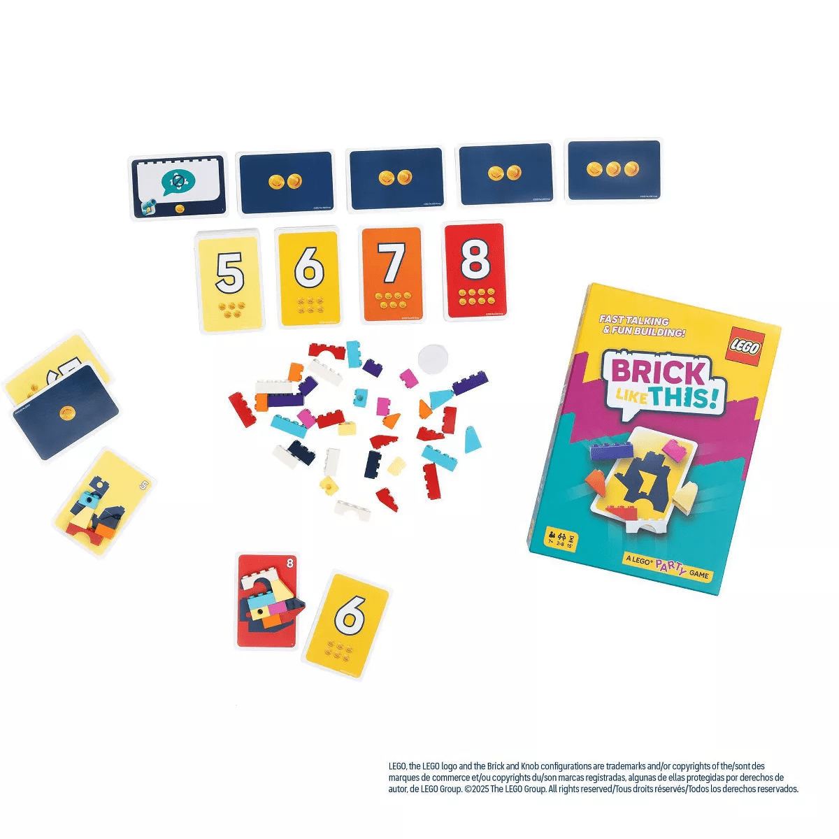 Asmodee Brick like This Board Game: Party Game, 2-8 Players, 15-Minute Play, Problem Solving, Includes Cards & Timer - Image 3