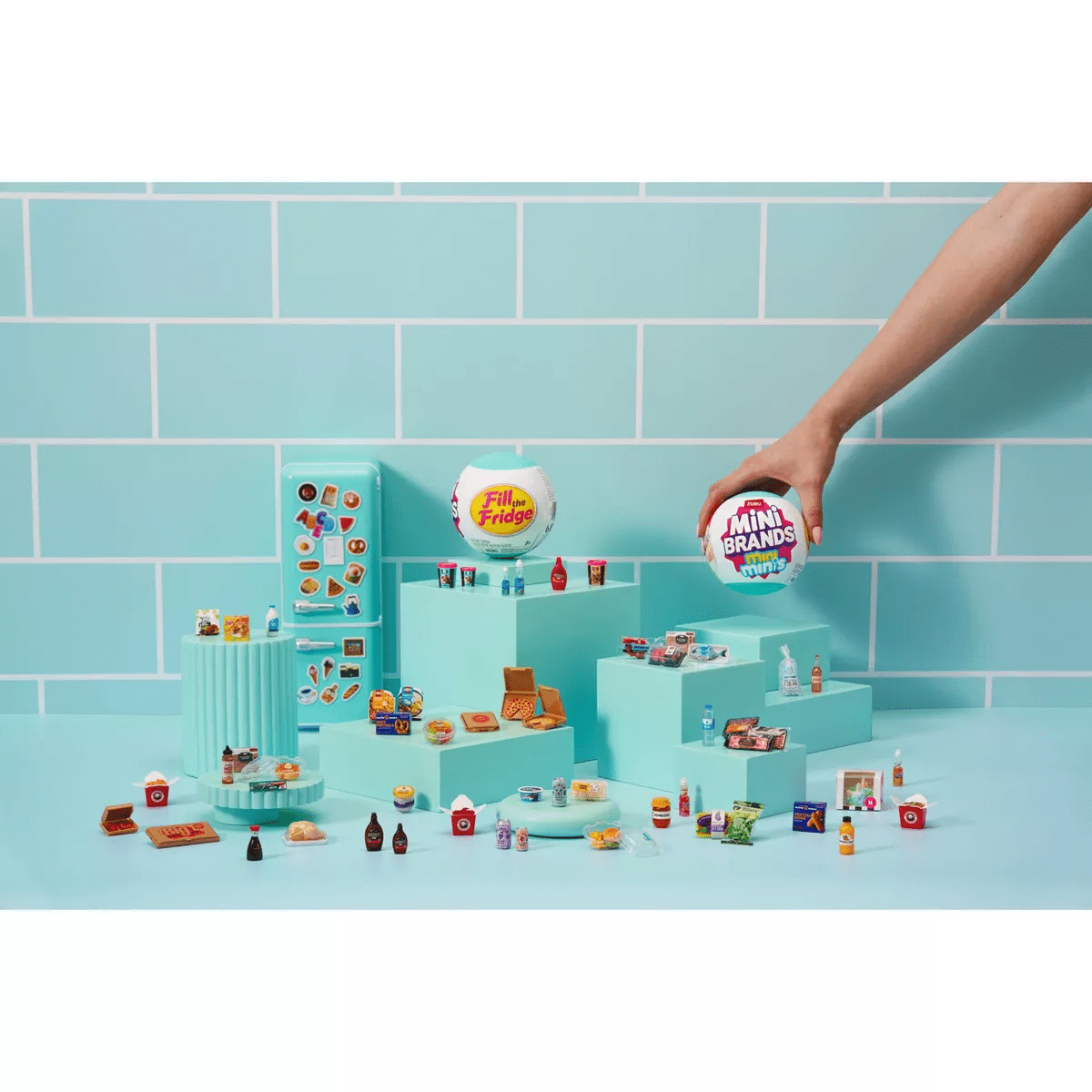 Mini Brands Fill the Fridge Mini Minis Series 1: Plastic Mini Figures Set, Includes 5 Figures - Image 7