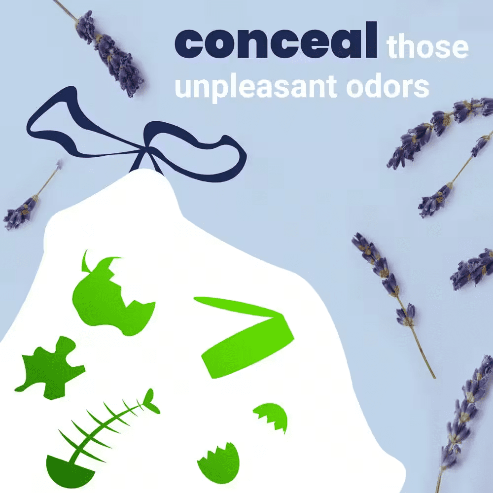 5.3 Gal. Lavender Scented Drawstring Trash Can Liner, White (60-Count, 3-Pack of 20 Liners) - Image 4