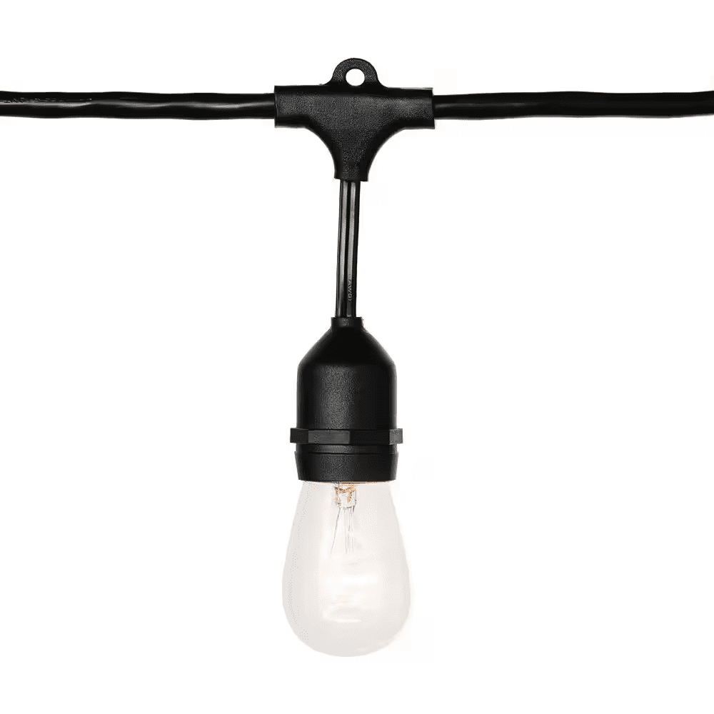 12-Light 24 Ft. Indoor/Outdoor Plug-In Incandescent Edison Bulb String Light - Image 6
