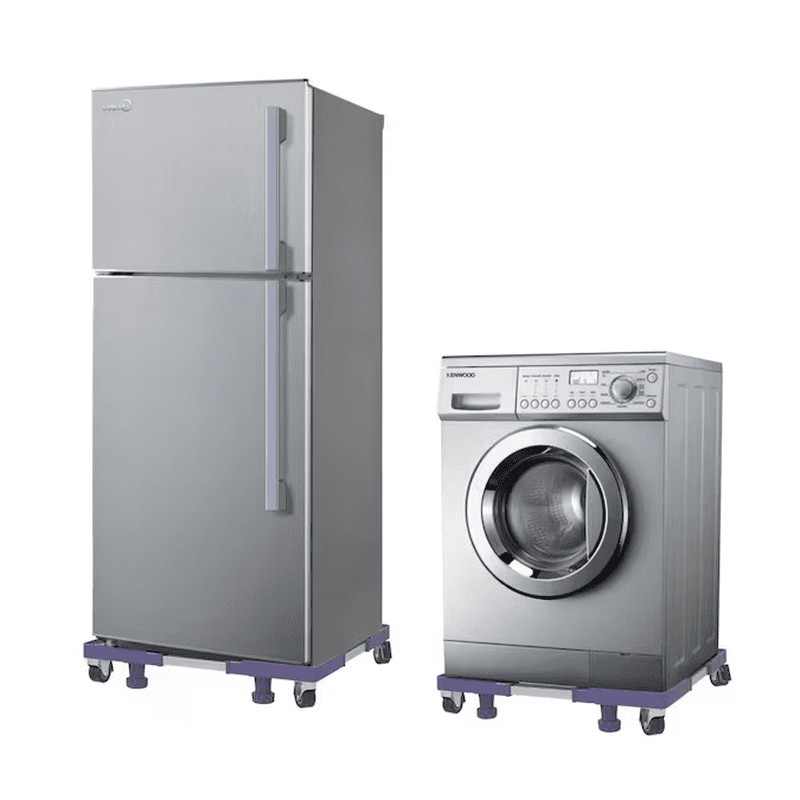 1100-Lbs. Capacity 4 -Wheel Purple Steel Furniture Dolly - Image 2