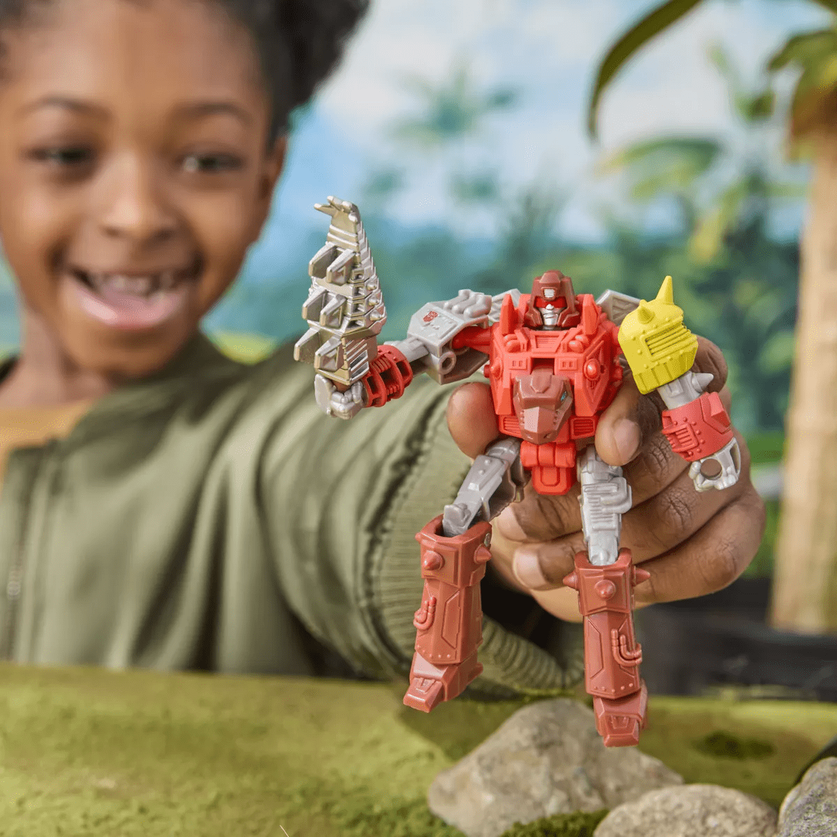 Transformers CYBERWORLD Dinobot Snarl Cyber Changers - Image 7