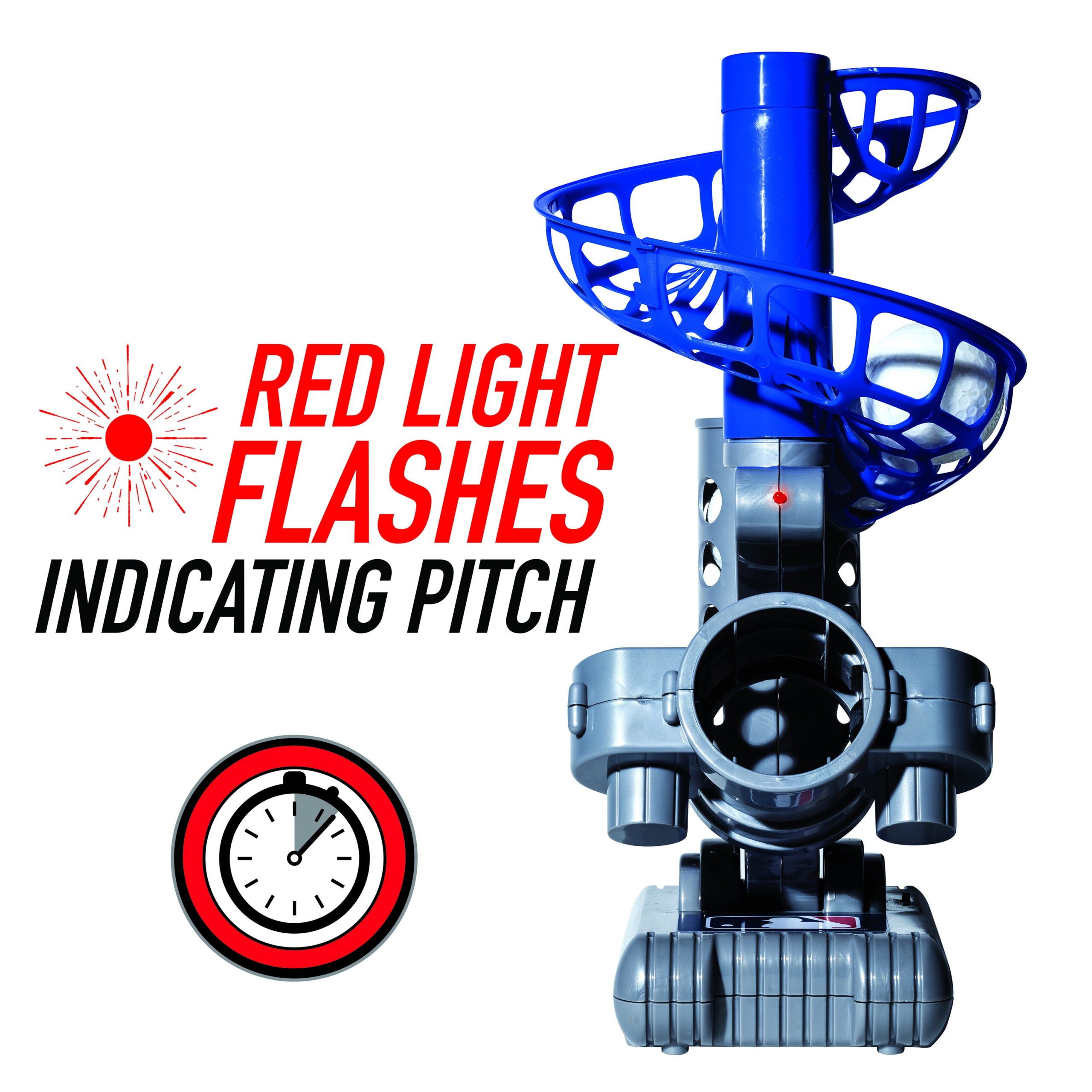 MLB Electronic Baseball Pitching Machine – Adjustable – Every 7 Seconds – 6 Balls - Image 12