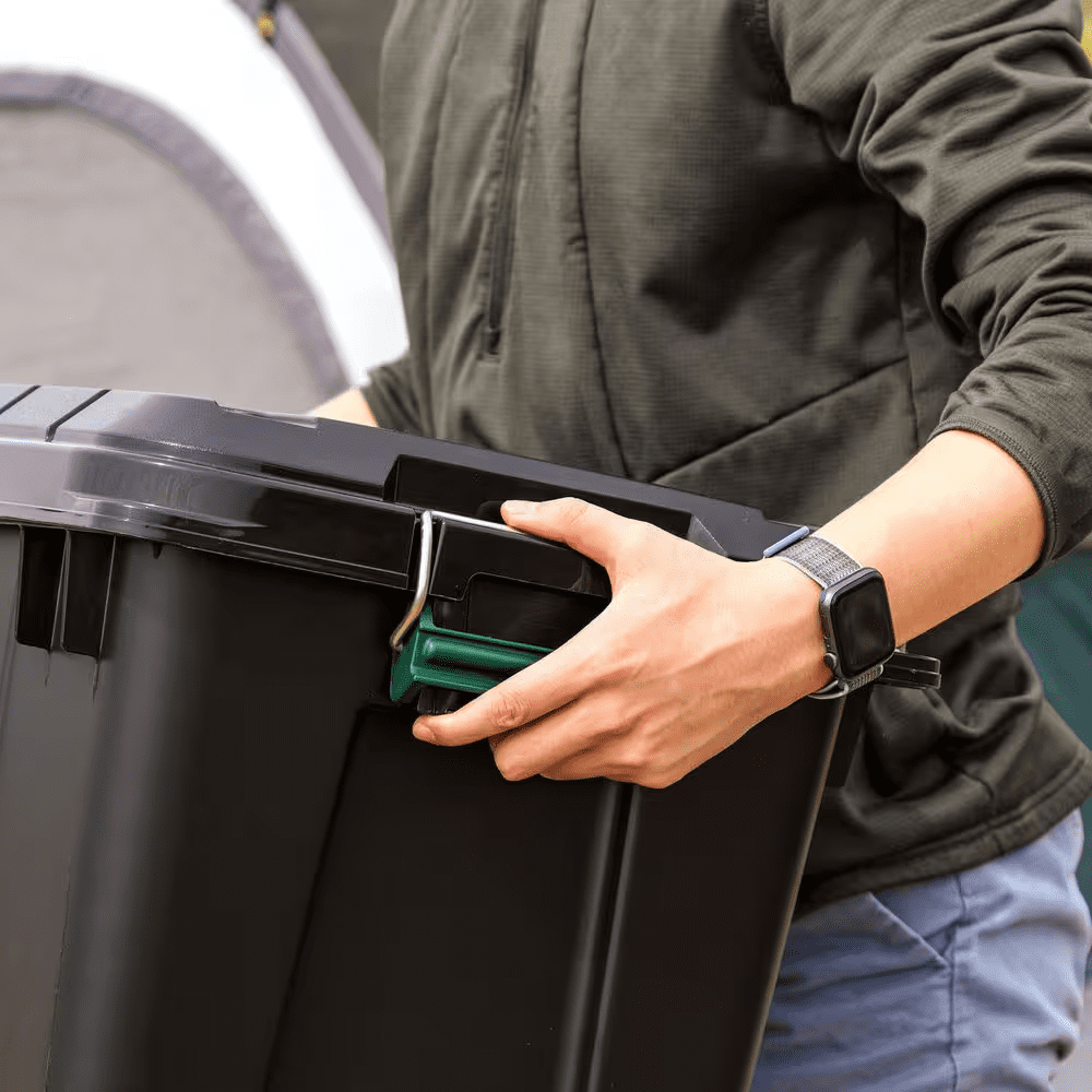 21 Gal. Remington Weatherpro Store-It-All Storage Bin, Black - Image 8