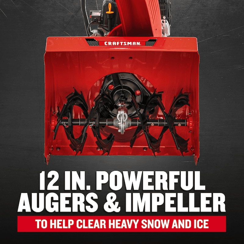 24-In Two-Stage Self-Propelled Gas Snow Blower - Image 7