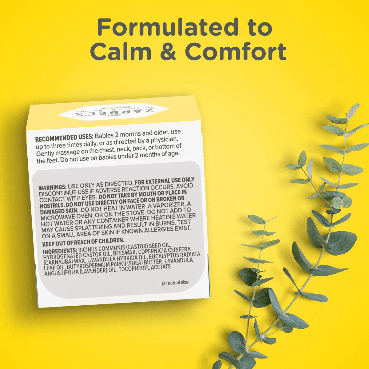 Zarbee'S Baby Soothing Chest Rub, Eucalyptus, Lavender & Beeswax - 1.5 Oz - Image 7