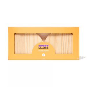 2Ct Halloween Craft Wood Pumpkins - Mondo Llama™