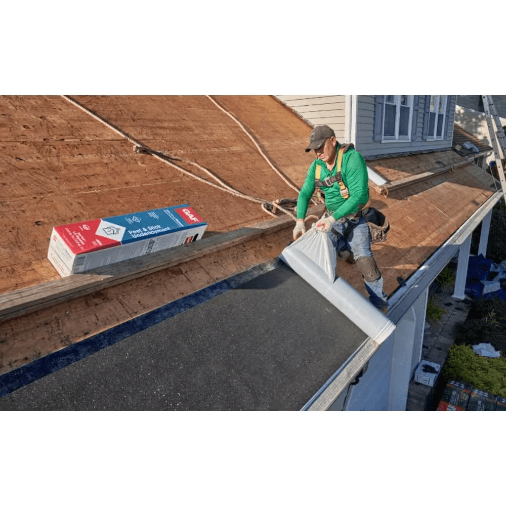 Weatherwatch 36 In. X 50 Ft., 150 Sq. Ft. Mineral-Surfaced Peel and Stick Roof Leak Barrier Roll - Image 3