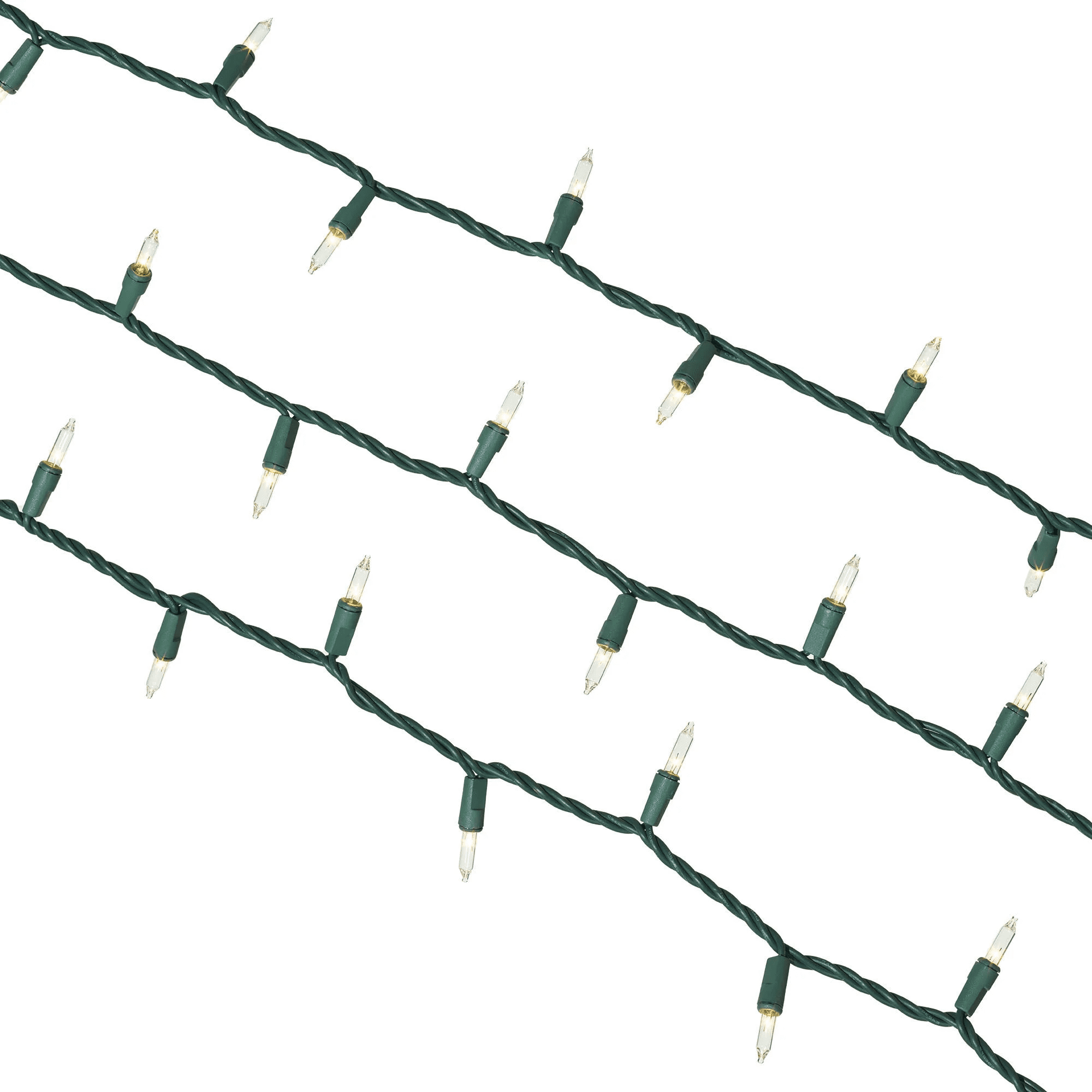 Indoor/Outdoor 100-Count Incandescent Mini Christmas String Lights, Clear, 19.5', by - Image 3