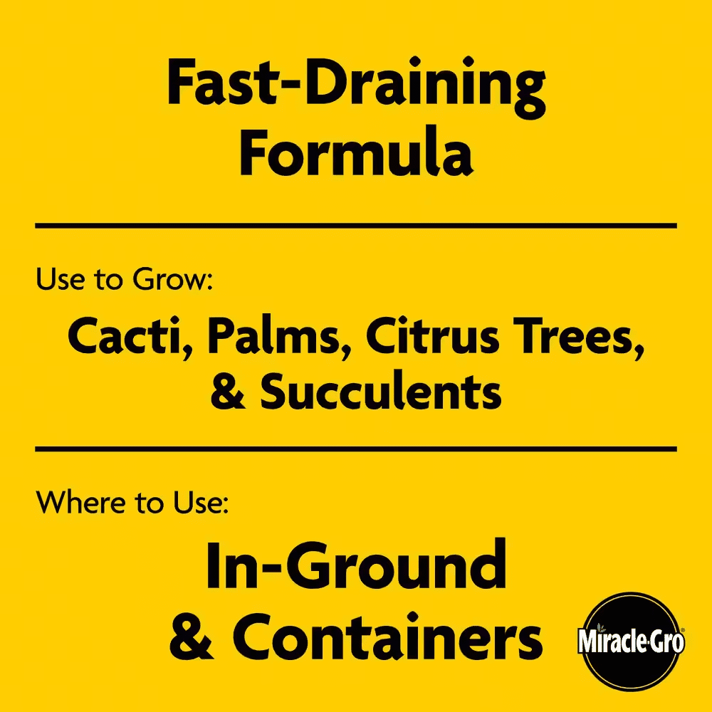 Cactus, Palm and Citrus Soil 1 Cu. Ft. for In-Ground Use or Containers, Great for Succulents, Feeds up to 6-Months - Image 2
