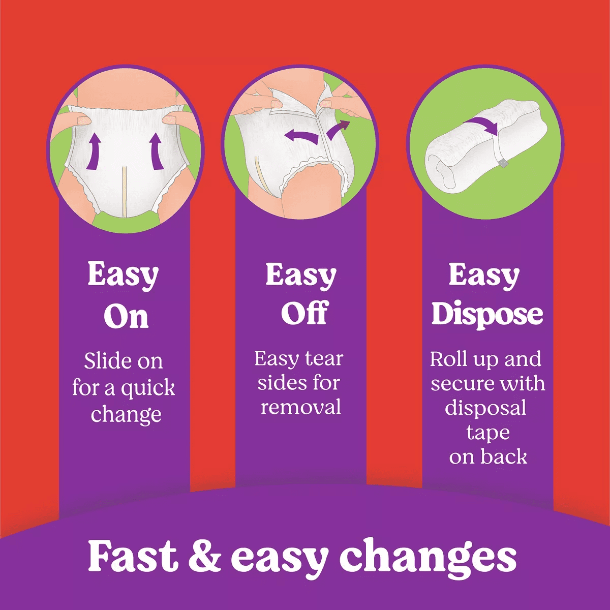 Huggies Little Movers Huggfit 360 Diapers - Image 4