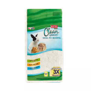 Kaytee Clean Comfort Rabbit, Guinea Pig, Chinchilla and Hamster Low Dust and Odor Control Pet Bedding - White - 24.6L/2.5Lbs