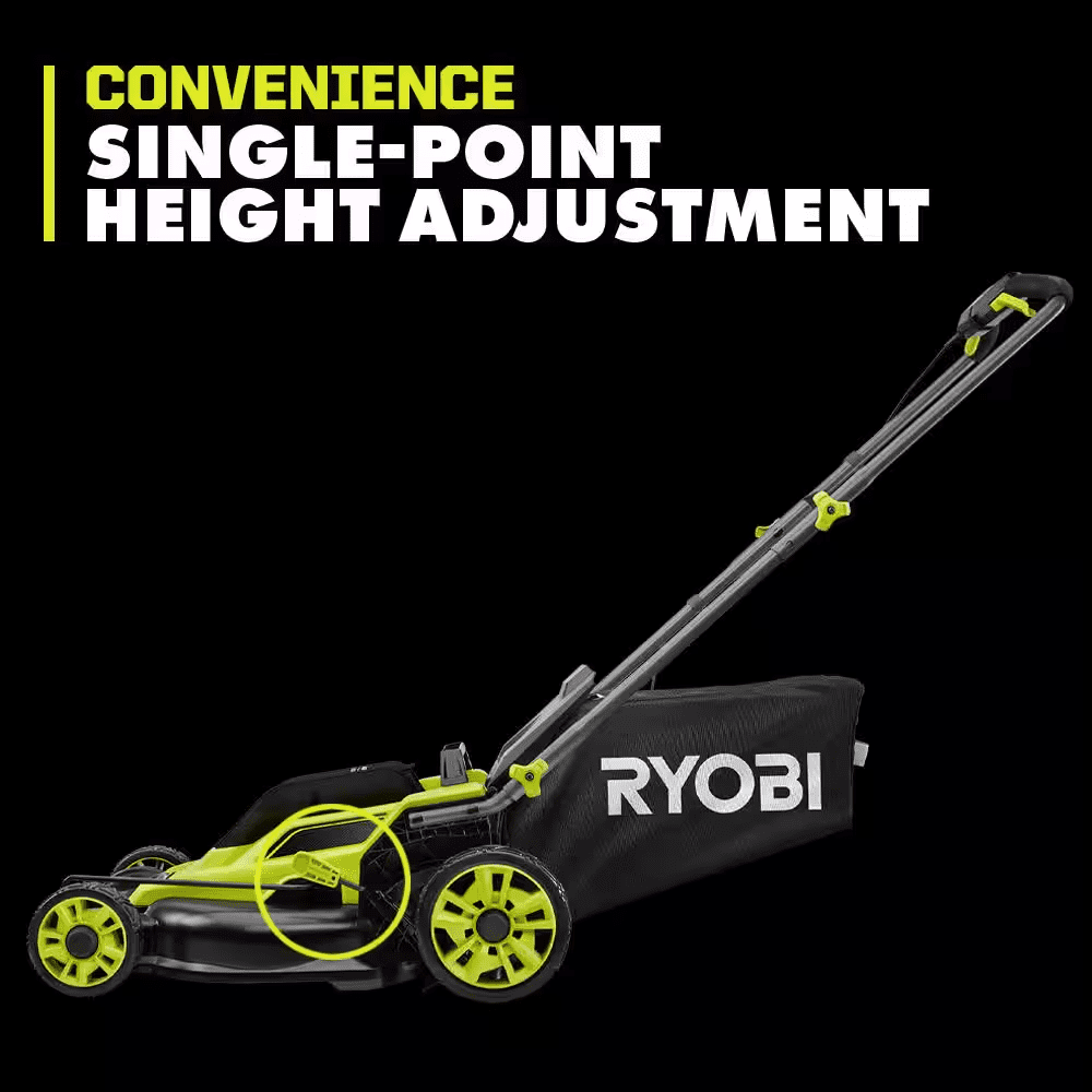ONE+ HP 18V Brushless 16 In. Cordless Walk behind Push Mower W/ UV Resistant Cover, (2) 4.0 Ah Batteries & (1) Charger - Image 7