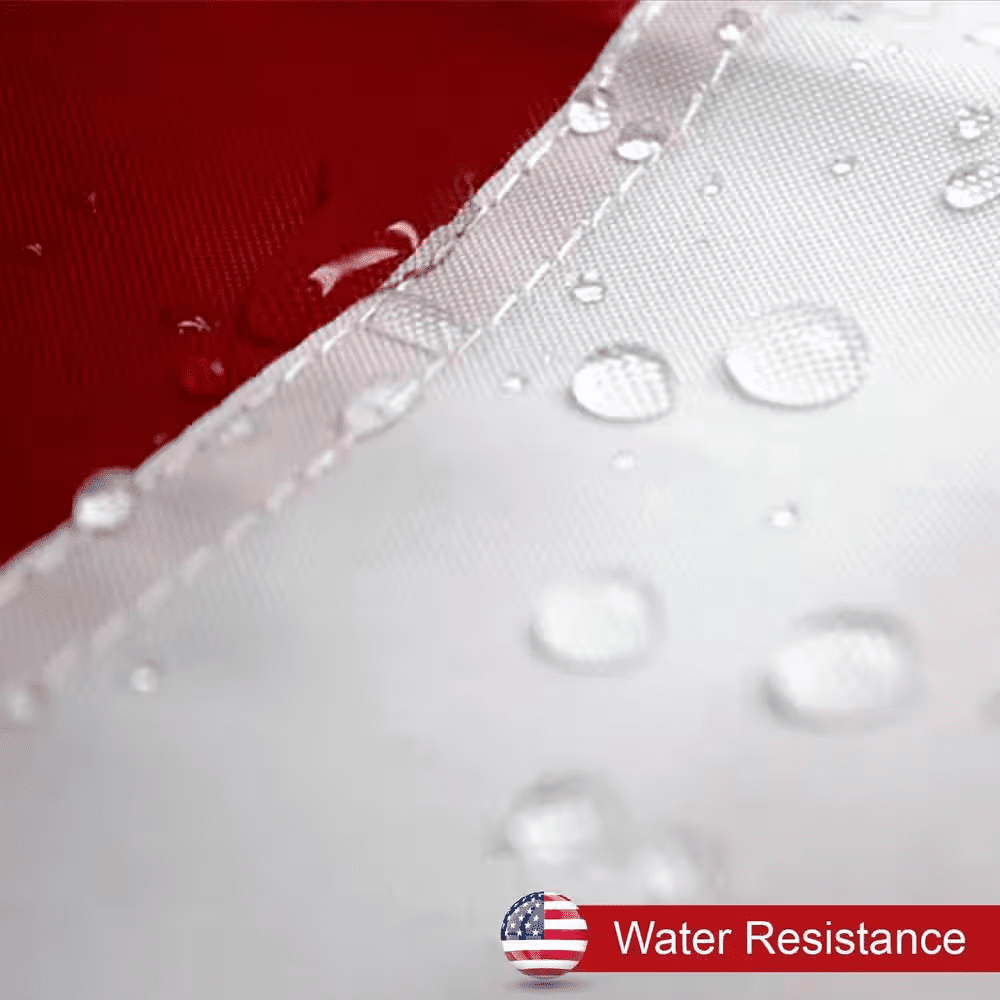 8 Ft. X 12 Ft. American Flag Outdoor Heavy-Duty Embroidered Stars USA Flag Sewn Stripes Fade Resistance Brass Grommets - Image 5