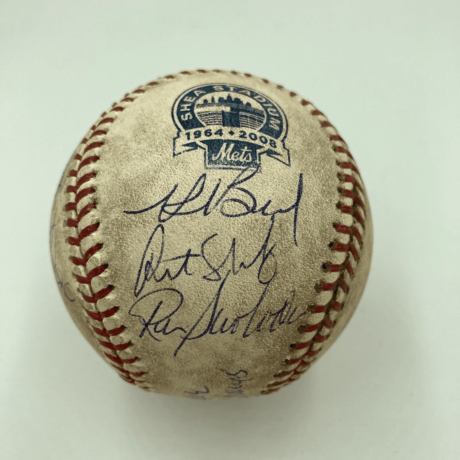 1969 Mets World Series Champs Team Signed Game Used Shea Stadium Baseball JSA - Image 2