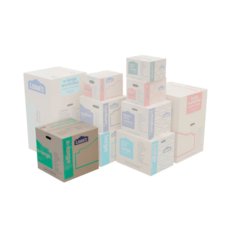 22-In W X 21.5-In H X 22-In D Classic X-Large Cardboard Moving Box with Handle Holes - Image 6