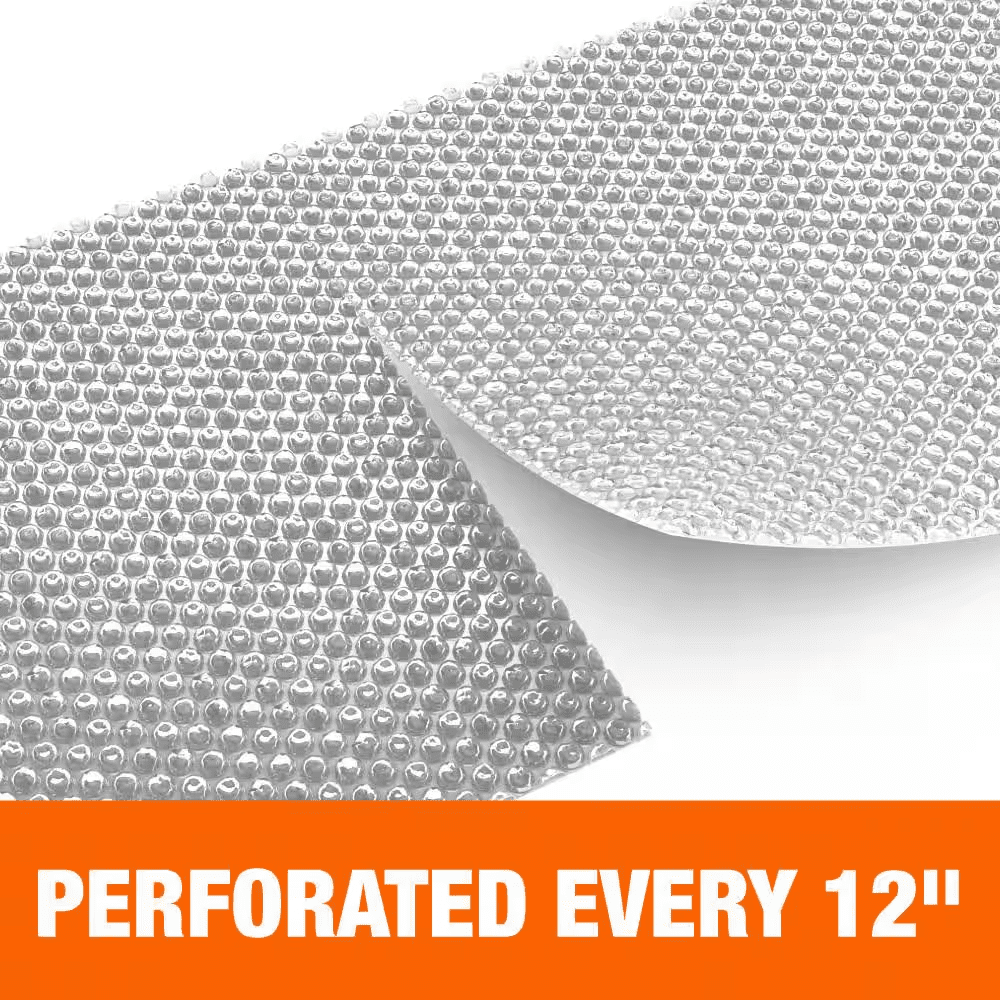 12 In. X 100 Ft. L Clear Perforated Bubble Cushion - Image 4