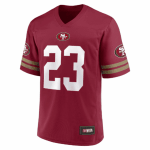 NFL San Francisco 49Ers Men'S Short Sleeve Mccaffrey 23 Jersey