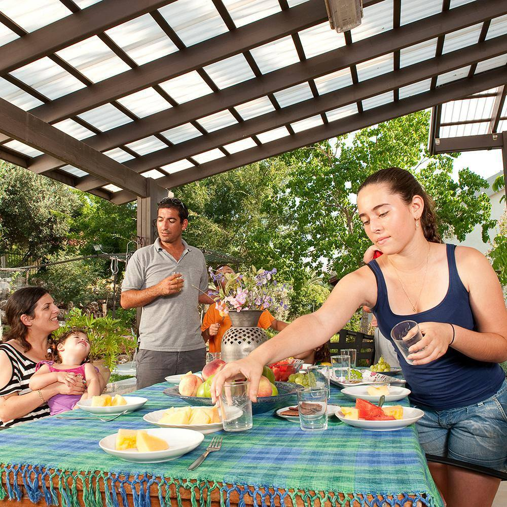 26 In. X 6 Ft. Corrugated Polycarbonate Roof Panel in Gold - Image 6