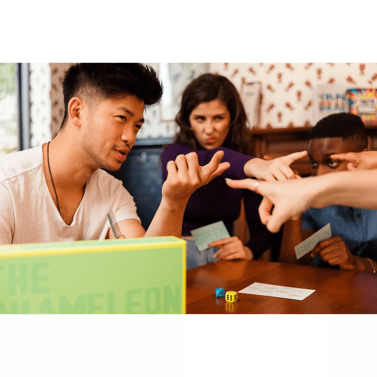 The Chameleon Board Game: Social Skills Party Games for 3-8 Players with Cards, Dice & Instructions by Big Potato - Image 6