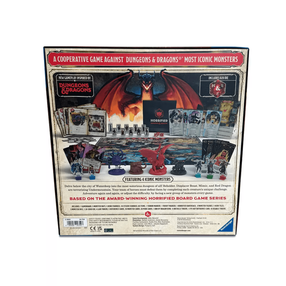 Ravensburger Horrified: Dungeons & Dragons Cooperative Strategy Board Game - Image 4