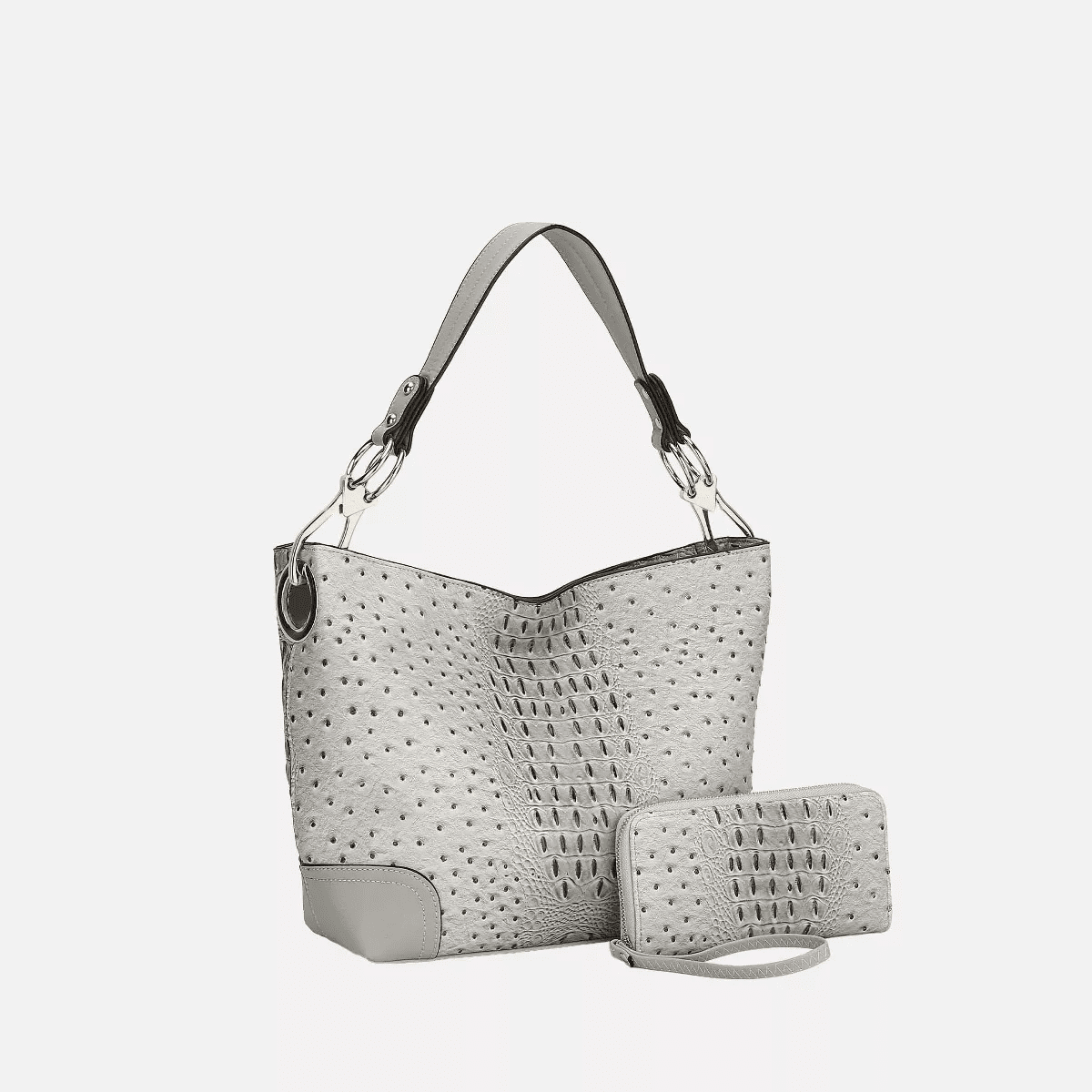 MKF Collection Wandy Soft Vegan Leather Hobo & Wallet Set by Mia K - Image 13