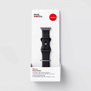 Universal Silicone Watch Band - Dealworthyâ„¢ Black