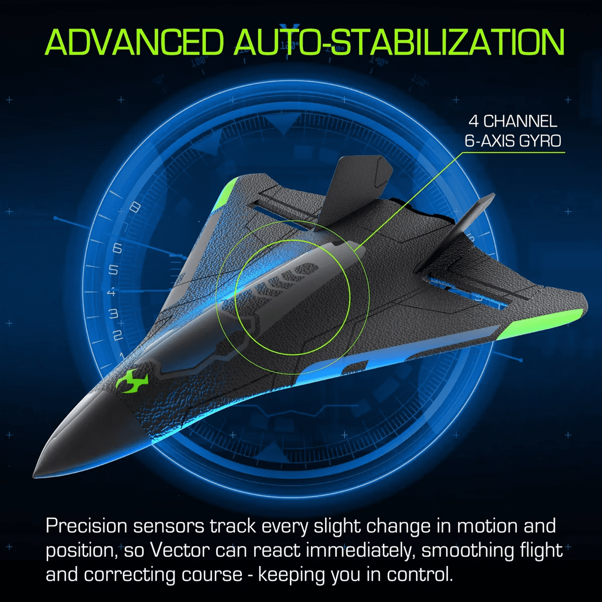 Sky Viper Vector Performance Stunt Jet: Remote Controlled Outdoor Racing Drone for Beginners - Image 3