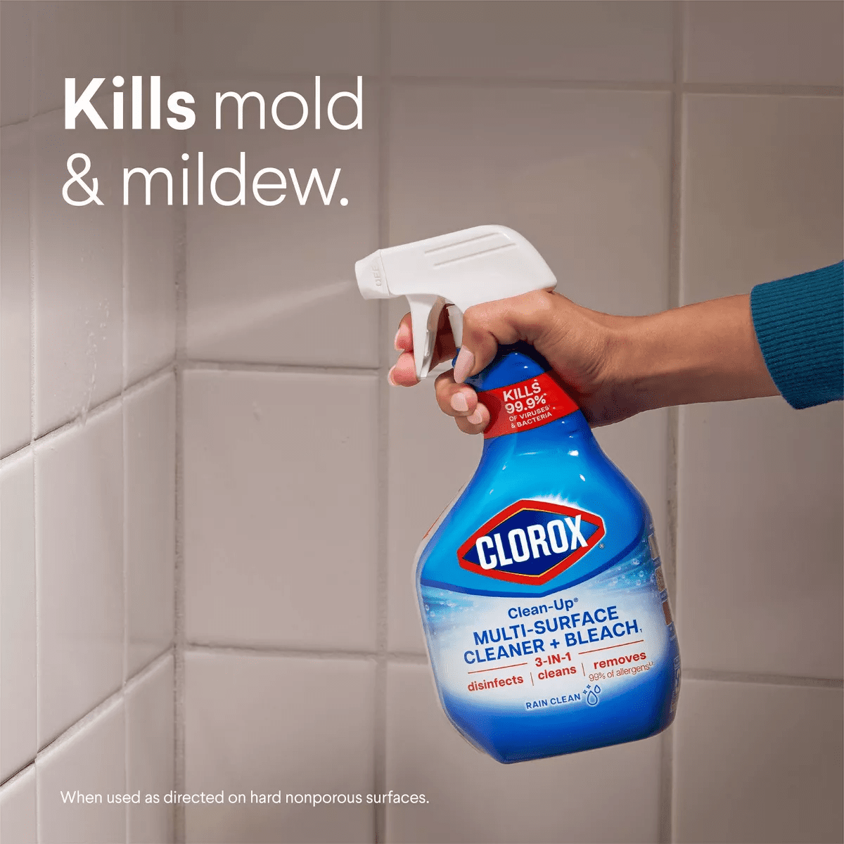 Clorox Rain Clean Scent Clean-Up All Purpose Cleaner with Bleach Spray Bottle - 32 Fl Oz - Image 4