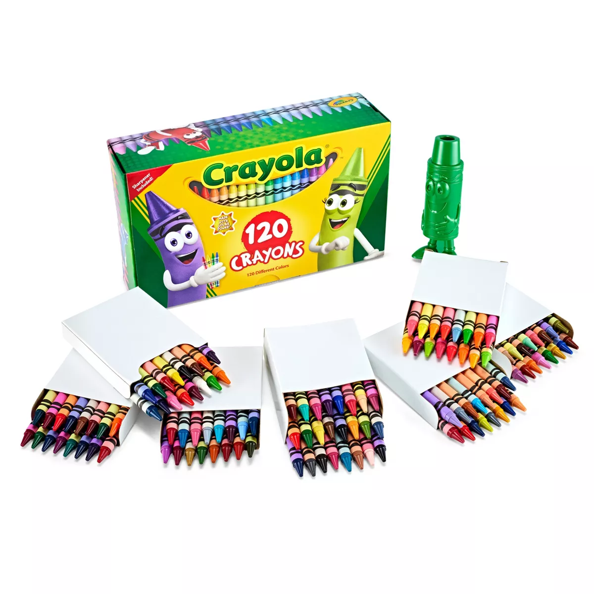 Crayola 120Ct Bulk Crayon Set with Sharpener Kids School Supplies Art Classroom Essentials for Teachers 120 Colors Ages 3+ - Image 2