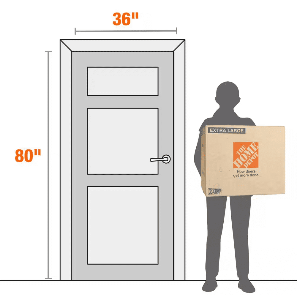 24 In. L X 20 In. W X 20 In. D Extra-Large Moving Shipping and Packing Box with Handles - Image 6