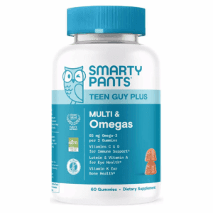 Smartypants Teen Guy plus Multivitamin & Omegas Gummies with Vitamins C, D3, B12 & Zinc - 60Ct
