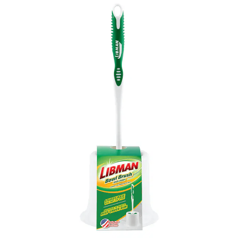 Poly Fiber Toilet Brush with Brush Holder