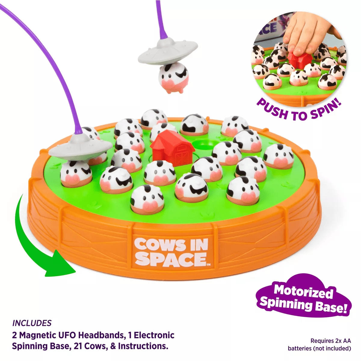 Cows in Space by What Do You Meme?: Educational Electronic Board Game, Animals & Fine Motor Skills, 2 Players - Image 8