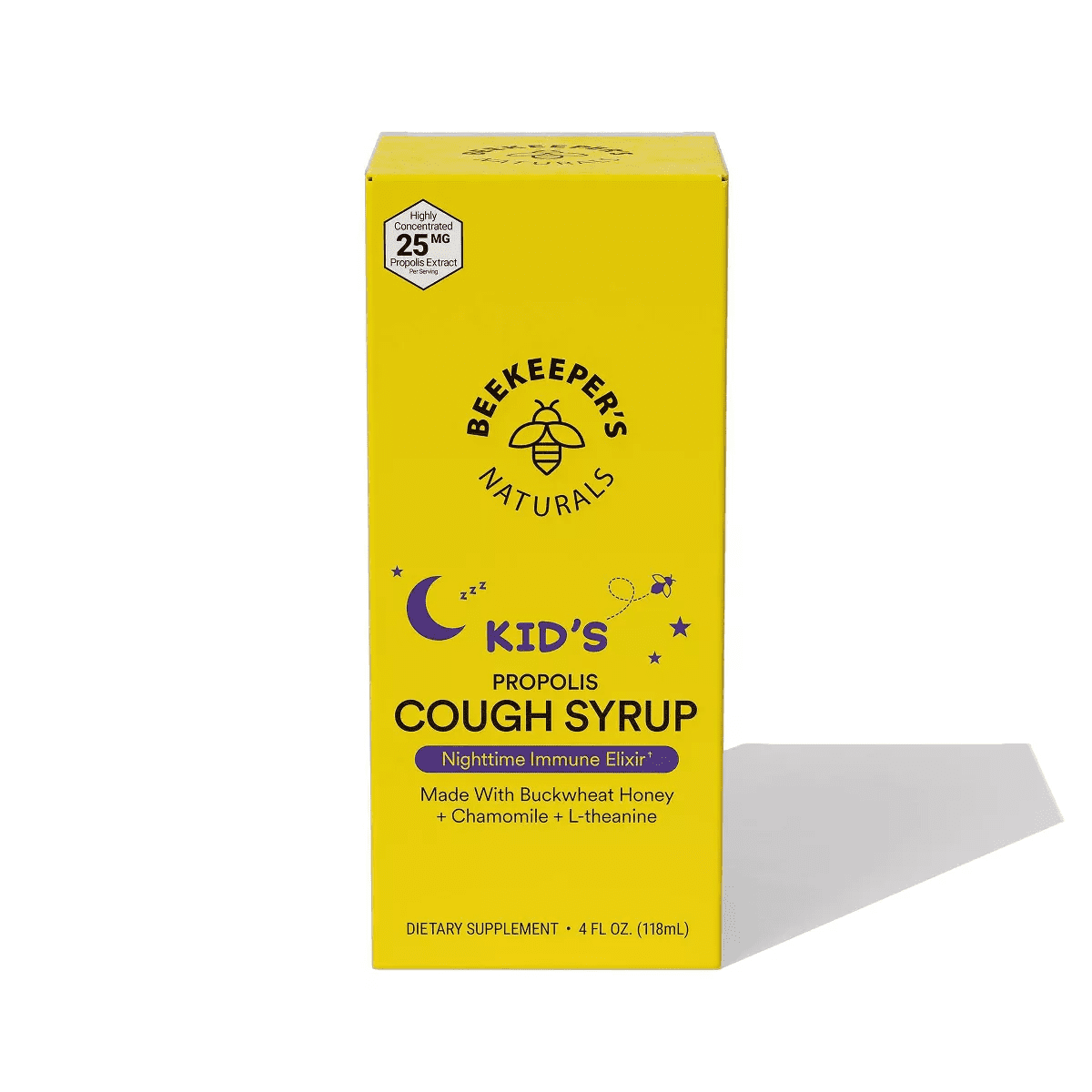 Beekeepers Naturals Kids' Nighttime Propolis Cough Syrup - 4 Fl Oz - Image 4