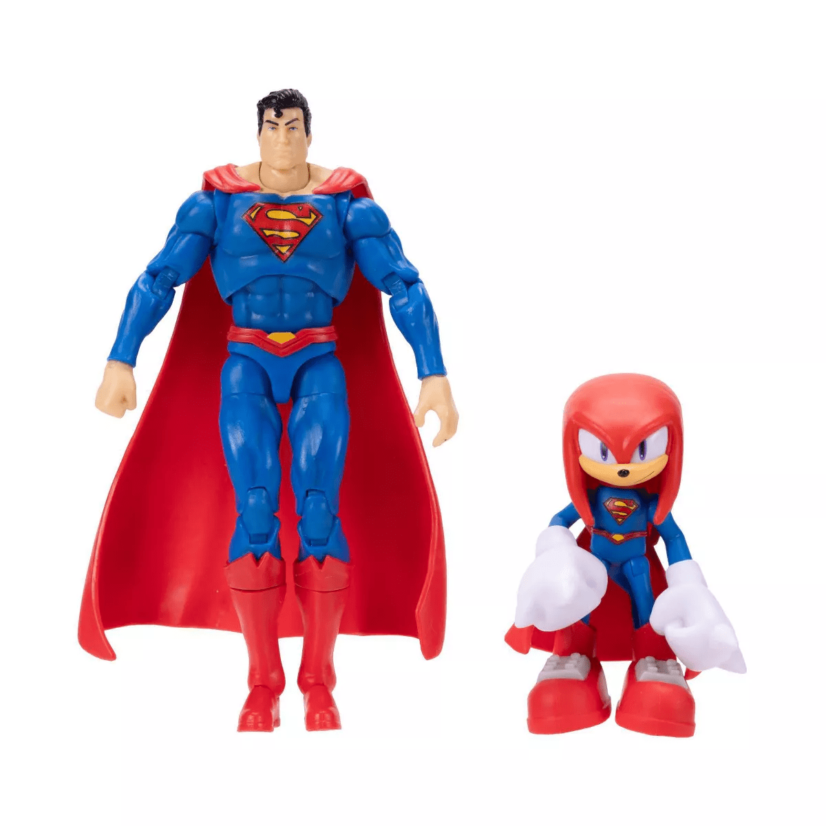 DC X Sonic the Hedgehog Knuckles and Superman Action Figure - Image 4