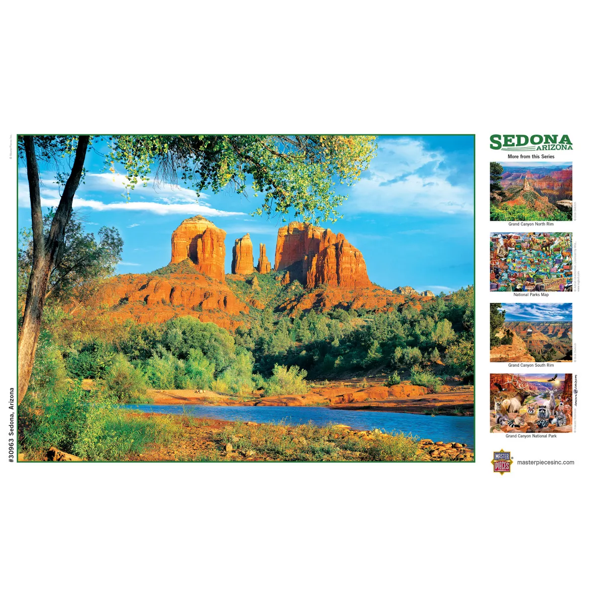 Masterpieces Sedona Arizona 500 Piece Jigsaw Puzzle for Adults - Red Rock Landscape Art - Image 5