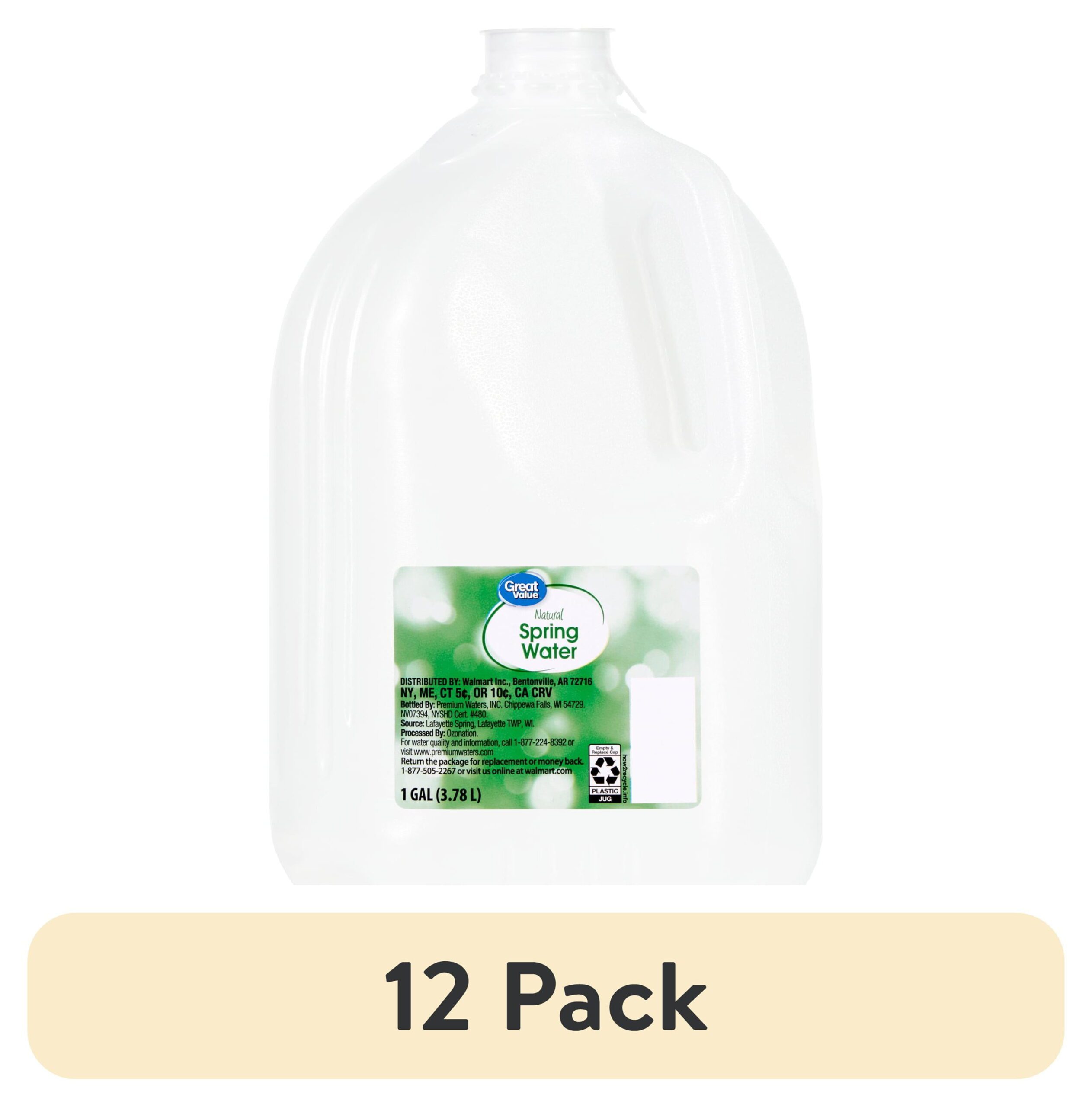 (6 Pack) Spring Water, 1 Gallon - Image 9