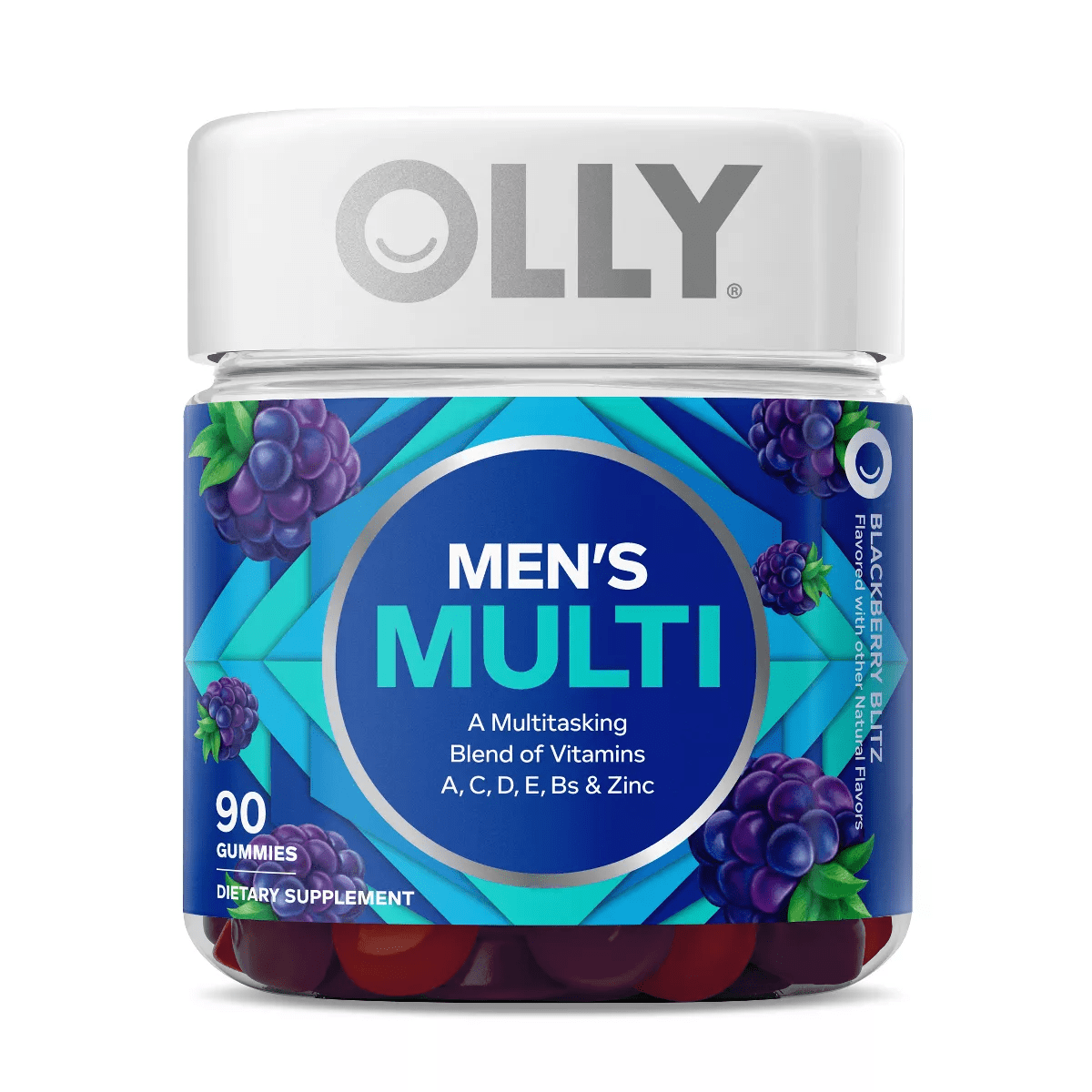 OLLY Men'S Multivitamin Gummy - Blackberry Blitz