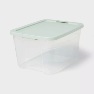 66Qt Clear Latching Storage Box - Brightroom
