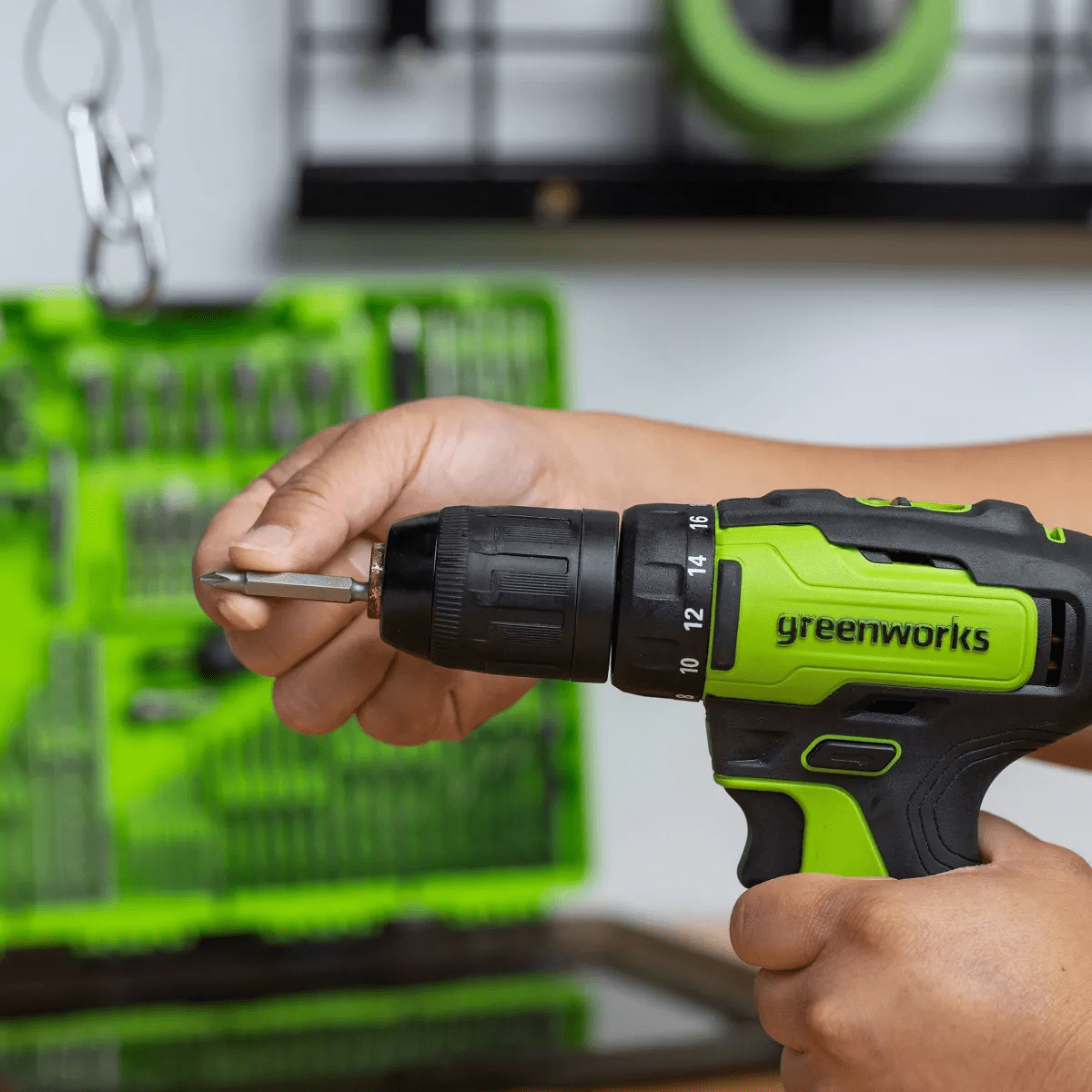 Greenworks 60Pc Drilling and Impact-Rated Driving Set: Drill Bit & Accessories for Metal, Power Tool Parts - Image 2