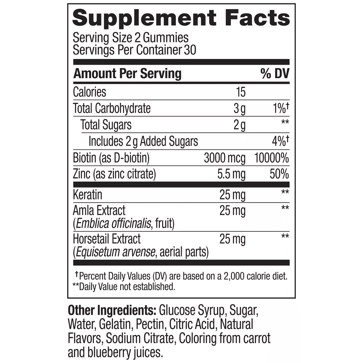 OLLY Heavenly Hair Supplement Gummies with Keratin, Amla, Biotin & Minerals - 60Ct - Image 7