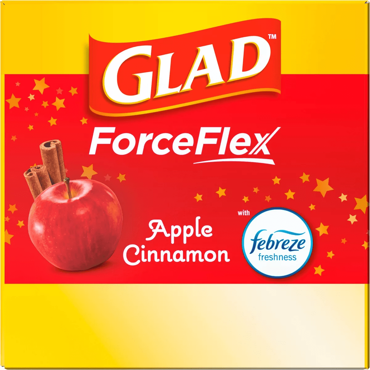 Glad Trash Bags - Apple Cinnamon - 13Gal/50Ct - Image 15
